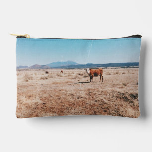 Desert Cow Accessory Pouch