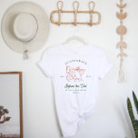 Desert Cowgirl Country Club | Bachelorette  T-Shirt<br><div class="desc">The perfect bachelorette shirts for your entire bridal party! The perfect way for your crew to get all the attention everywhere you and your gals go! Can be customized for bridesmaids, groomsman, mother of the bride, etc. Great for bachelor parties too! These designs can be personalized for your special occasion...</div>