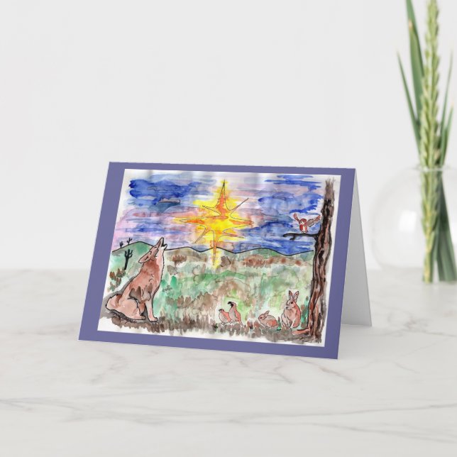 Desert Criteria Christmas Holiday Card (Front)