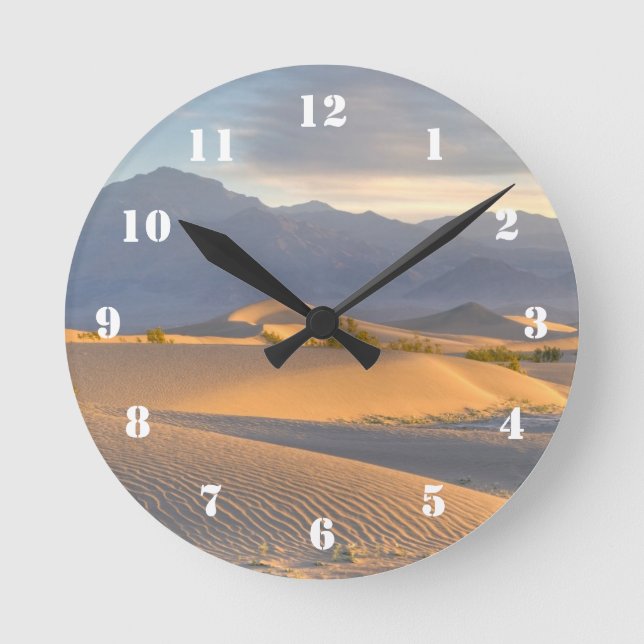 Desert Dawn Round Clock (Front)