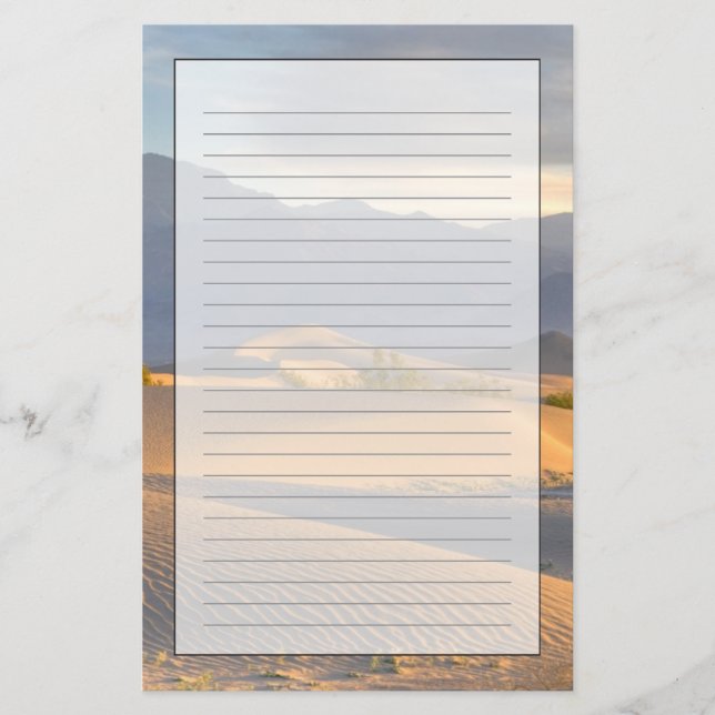 Desert Dawn Stationery (Front)