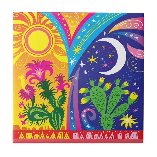 Desert Day and Night Tile (Front)