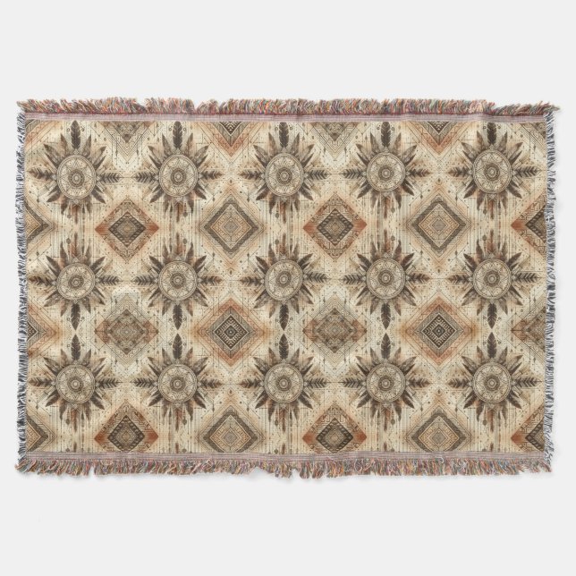Desert Designs Throw Blanket (Front)