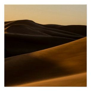 Désert Doré Sable Dunes Art Mural - Minimalisme Se