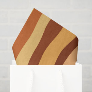 Desert Dreams Gold Burnt Orange Sienna Tissue Paper