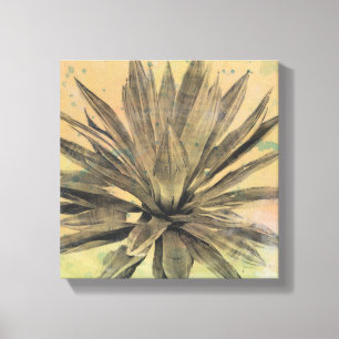 Desert Dreams   Green Plant Canvas Print