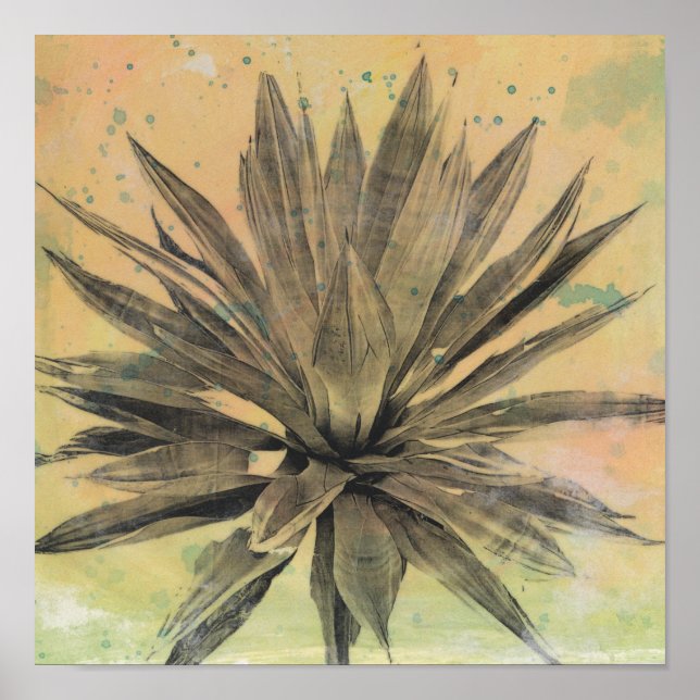 Desert Dreams | Green Plant Poster (Front)