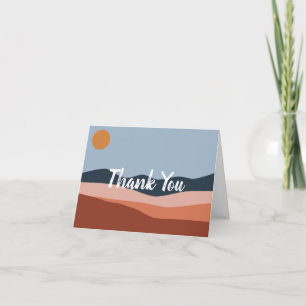 Desert Dreams Thank You Card