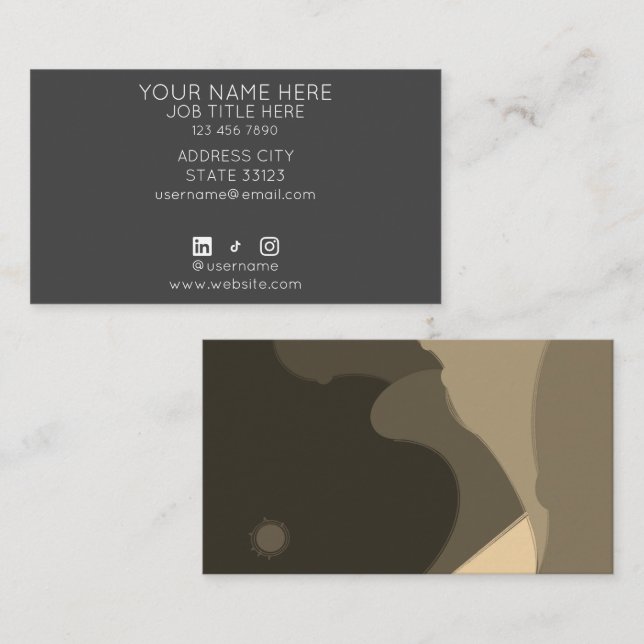 Desert Dunes Business Card (Front/Back)