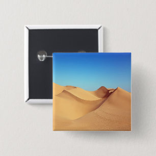 Desert dunes photo 2 inch square button