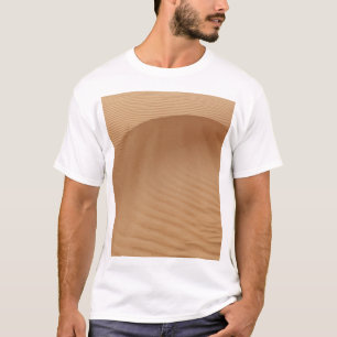 Desert Dunes: Sandy Waves Texture. T-Shirt