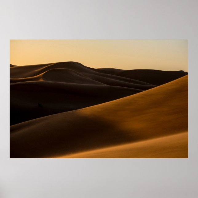 DESERT DURING SUNSET POSTER (Front)