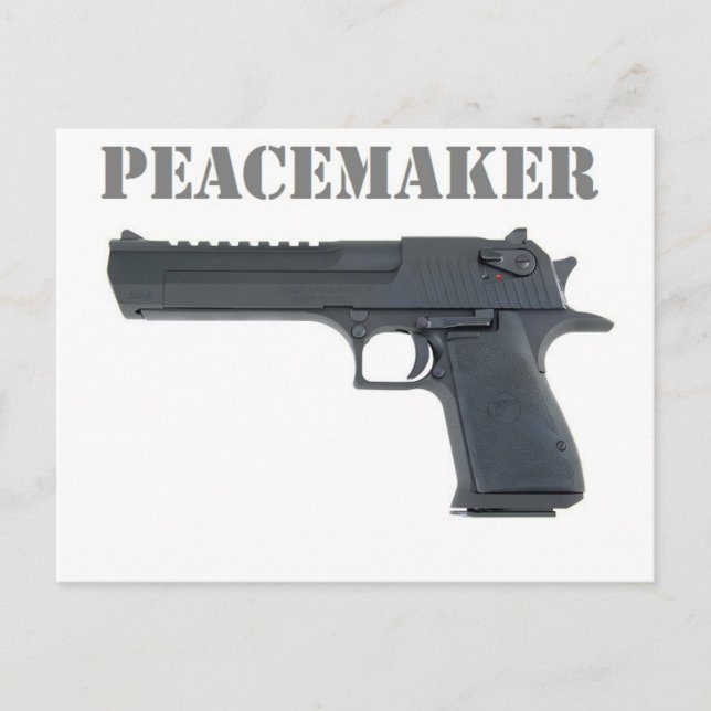 ''desert eagle peacemaker postcard (Front)