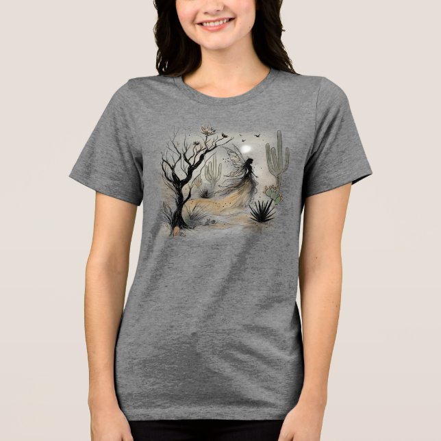 Desert Fairy Tri-Blend Shirt (Front)