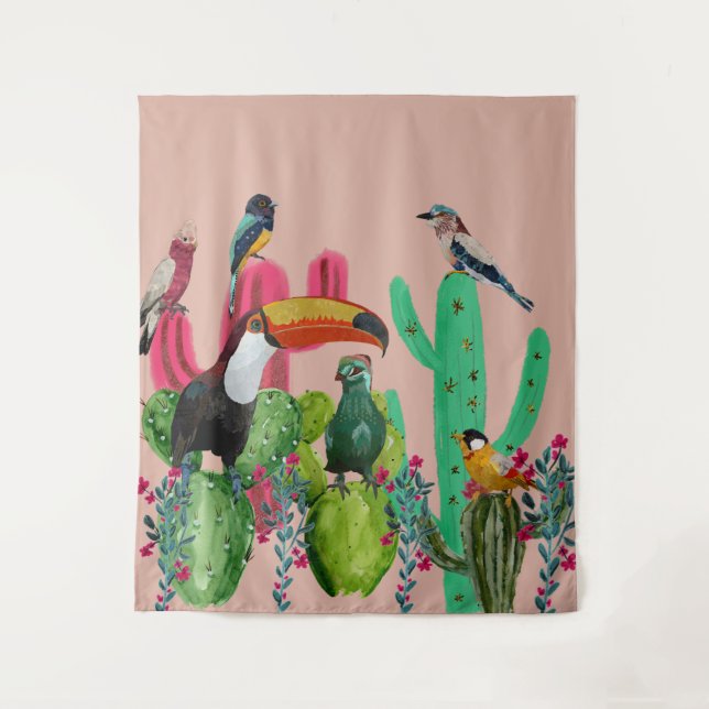 DESERT FEATHERS TAPESTRY (Front)