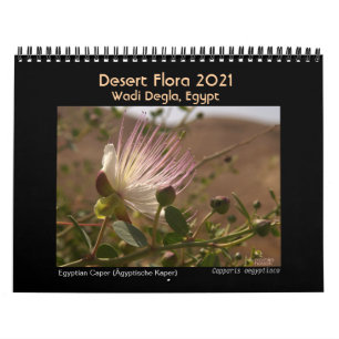 Desert Flora 2021. Egypt Calendar