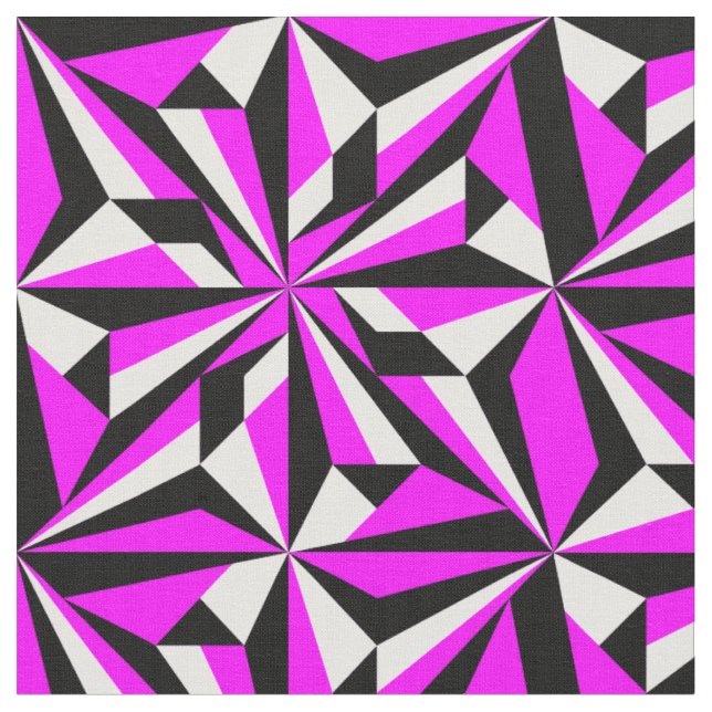 Desert Flowers in Pink Fabric (Close Up)