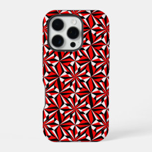 Desert Flowers in Red iPhone 16 Pro Case