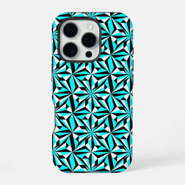 Desert Flowers in Turquoise iPhone Case (Back)