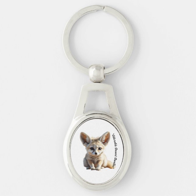 "Desert Fox Design" Keychain (Front)