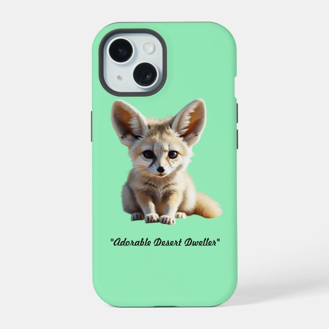 "Desert Fox Magic" iPhone 15 Case (Back)