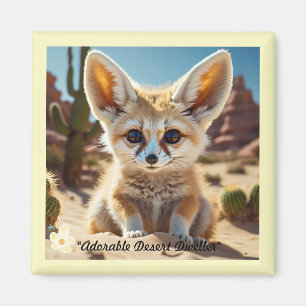 "Desert Fox Vibes" Magnet