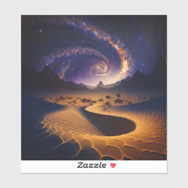 Desert Galaxy Surreal Landscape Art (Sheet)