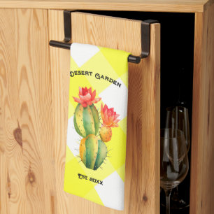 Desert Garden Kitchen Towel