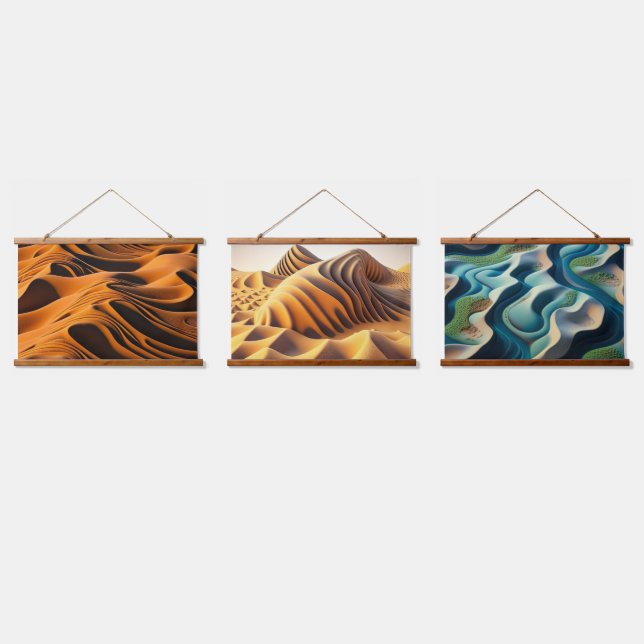 Desert Harmony Hanging Tapestry (Triple)