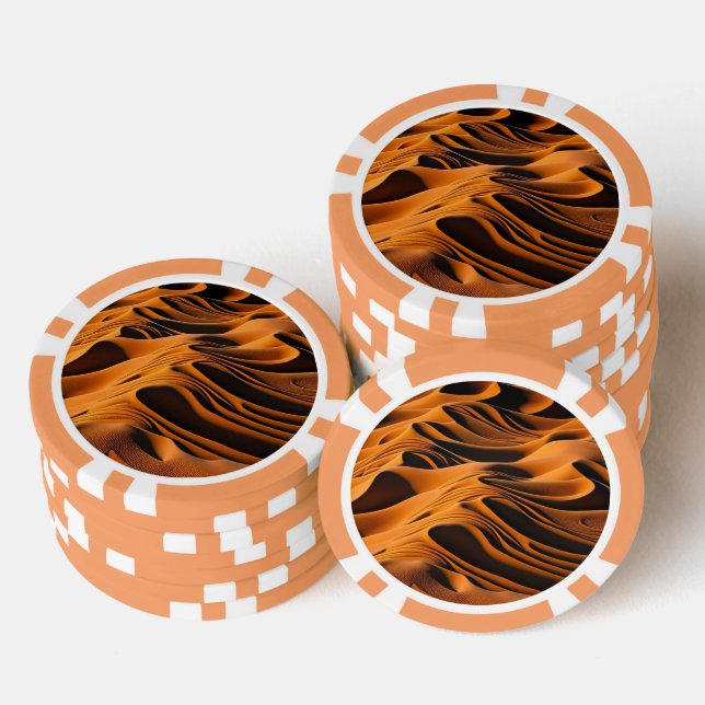 Desert Harmony Poker Chips (Stack)