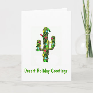 Desert Holiday Greetings
