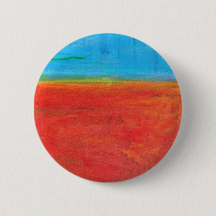 Desert Horizon Beach Sky Sand Abstract 2 Inch Round Button