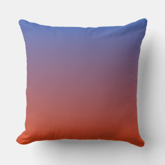Desert Horizon Colour Gradient Throw Pillow