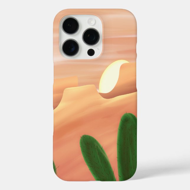 Desert Horizon - iPhone 16 Pro Coque (Verso)