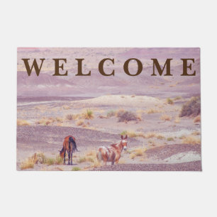 Desert Horses P8639 Doormat