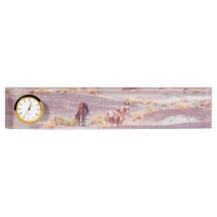 Desert Horses P8639 Nameplate