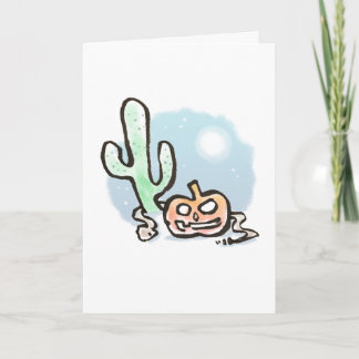 Desert Jack-O-Lantern Card {Halloween}