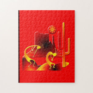Desert Kokopelli Jigsaw Puzzle