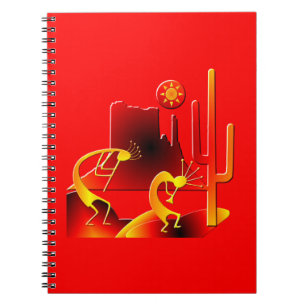 Desert Kokopelli Notebook