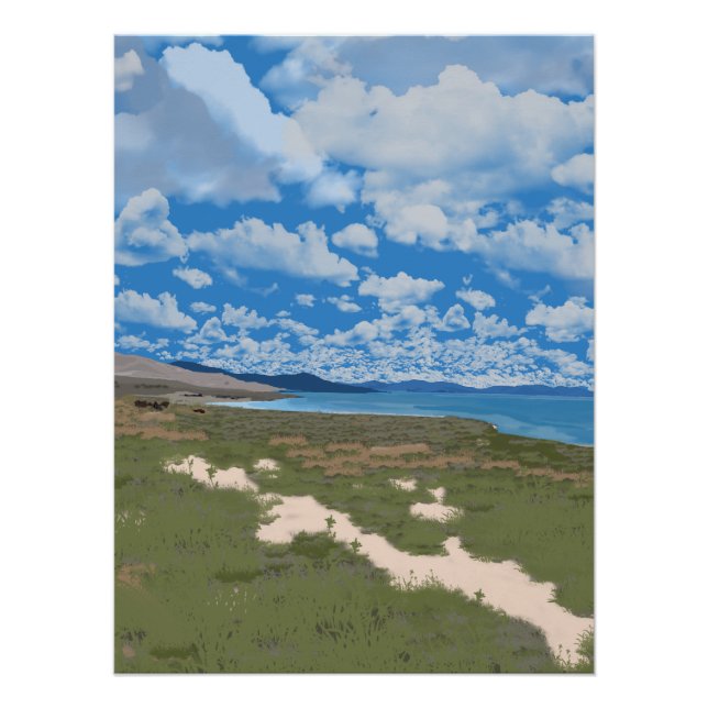 Desert Lake  Poster (Front)