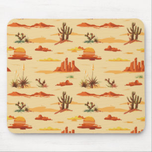 Desert Landscape Arizona Pattern Mouse Pad
