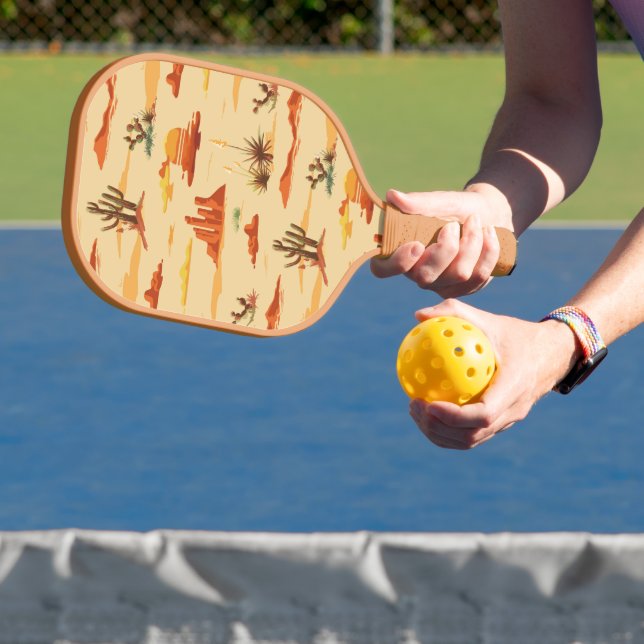 Desert Landscape Arizona Pattern Pickleball Paddle (Insitu)
