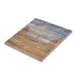 Desert Landscape Sandstone Buttes And Heavenly Sky Tile<br><div class="desc">Ceramic Tile printed with a Desert Landscape Sandstone Buttes And Heavenly Sky mixed media graphic art design illustration by TheFabricSeal at Zazzle #ZazzleMade https://www.zazzle.com/store/thefabricseal This gorgeous mixed media photo and digital graphic art image design melds together a stunning view of Sentinel Mesa, Mitten Butte, and Merrick Butte in northeastern Arizona...</div>