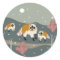 Desert Life raccoon sticker for packages
