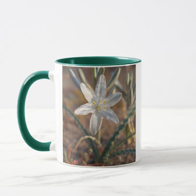 Desert Lily Wildflowers Mug (Left)