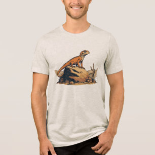 Desert Lizard Vintage Style Tri-Blend Shirt