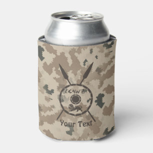 Desert Maccabee Shield And Spears Can Cooler