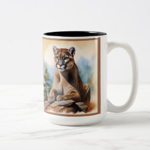 "Desert Majesty" Customizable Two-Tone Coffee Mug