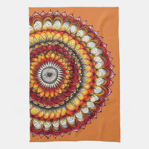 Desert Medallion - Abstract Kitchen Towel