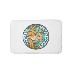 Desert Mirage Cat Cat Mom Gift Idea - Desert Mirag Bath Mat